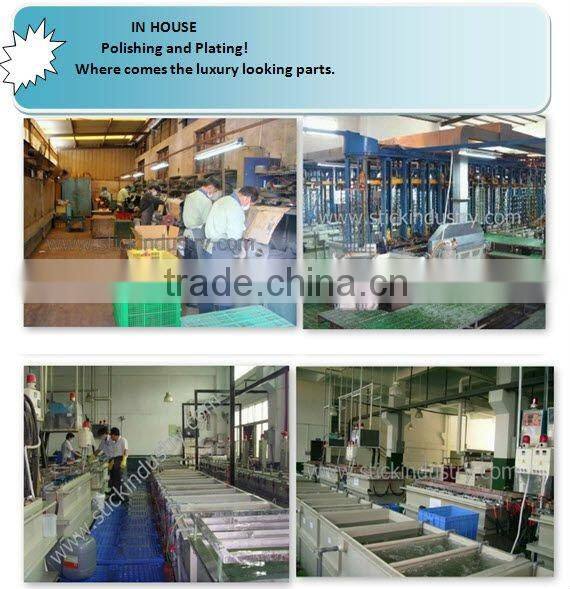Aluminum die casting with anodizing parts.