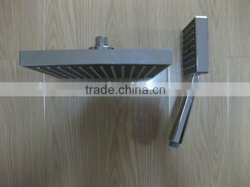 square rain shower set