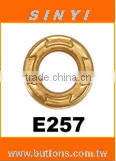 Pattern Shape Eyelet (Grommet), Round Shape Eyelet with rectangle pattern