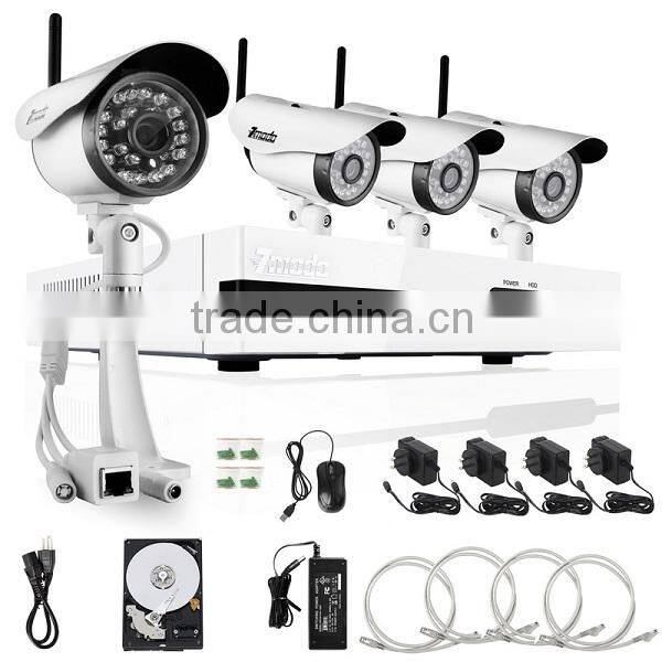 wireless NVR system HD720P security cctv camera system