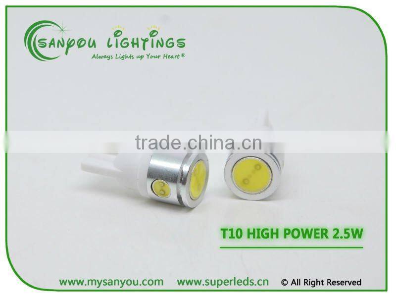 led light for car T10 6W RGB led light bulb