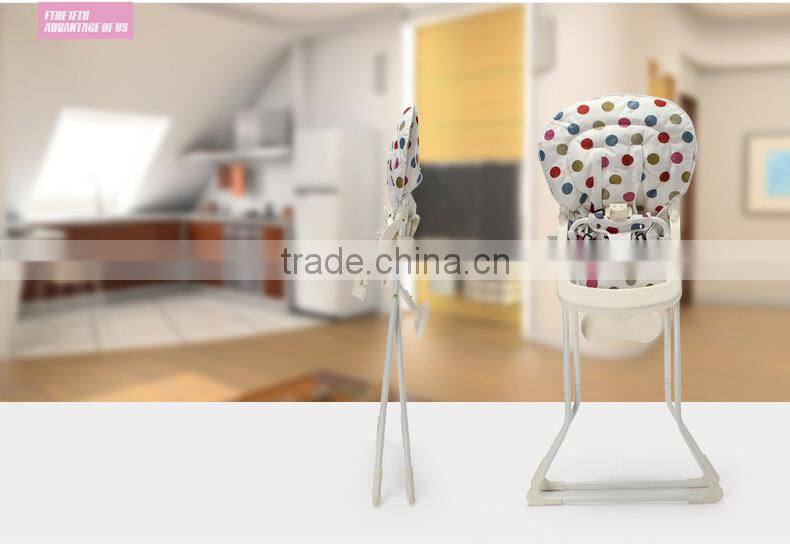 Safe heavy duty baby high chair with EN14988 certificates