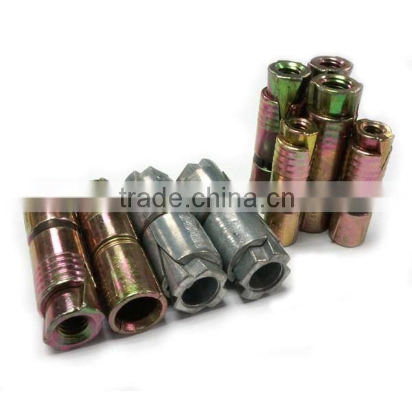 Chinese manufacture zinc alloy double expansion anchor