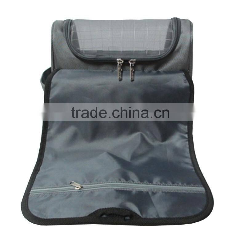 2016 new promotion mesh travel polyester wash bag toiletry bag for Men