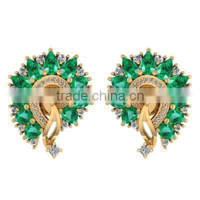 White Sea Water Pearl Marquise Tanzanite White Gold Pendant Earrings