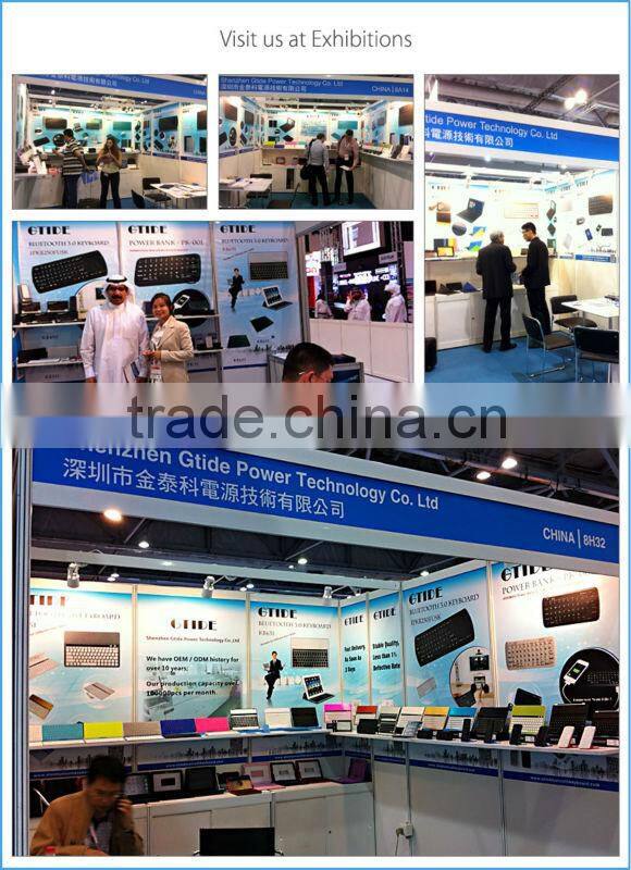 2.4G RF handheld keyboard touchpad mouse mini wireless keyboard for galaxy tab s8.4