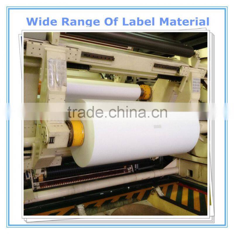 self adhesive synthetic paper material for chemical Labels and personal care industrial