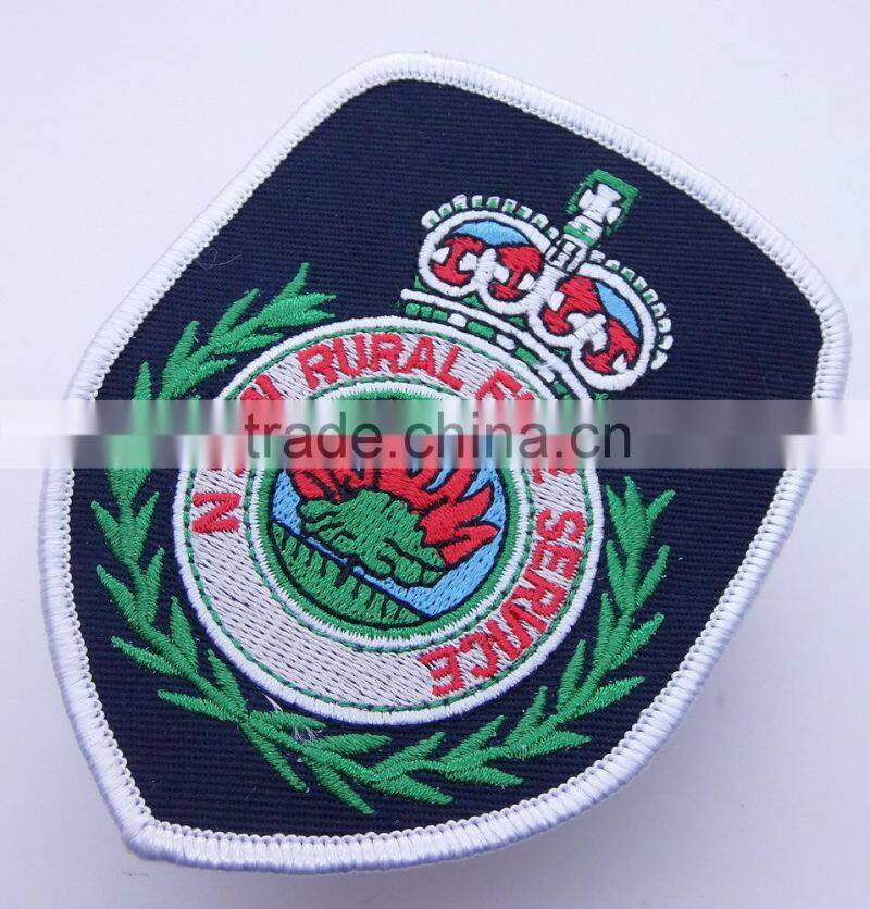 custom logo cloth embroidery badges