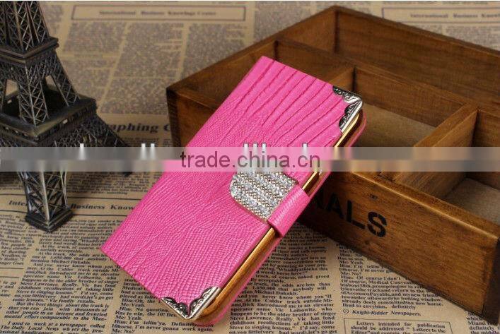 Hot sale belt clip leather flip case for samsung galaxy s4 case cell phone case
