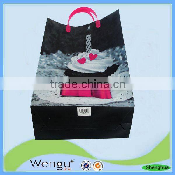 Customize new products pp plastic shopping bag for packaging with pp handle in china suppliers and manufacturer