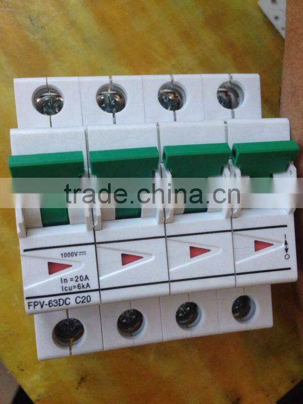 European Market Solar Power 2 Phase 415v DC Breaker