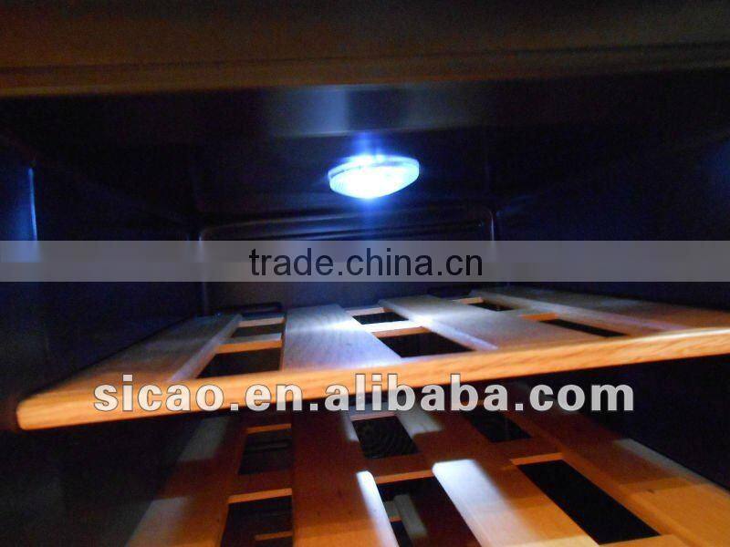 New design 18 bottles Oak wooden barrel wine cooler