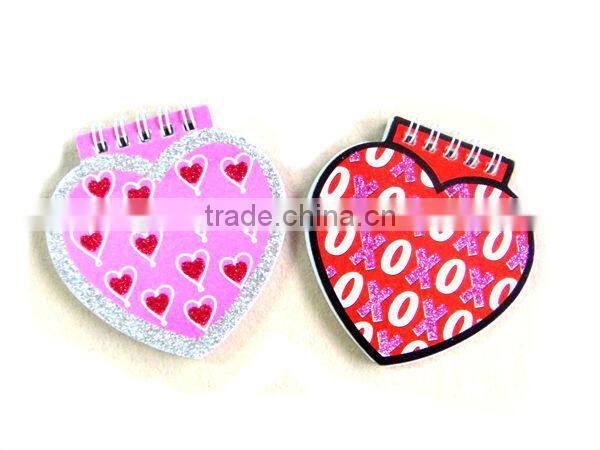Mini notebook heart shape cheap mini notebook