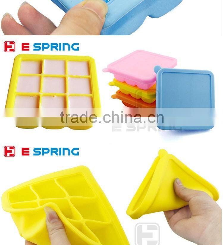 Hot New Arrival Bar Drink Whiskey Sphere Big Square Ice Brick Cube Maker Tray Mold