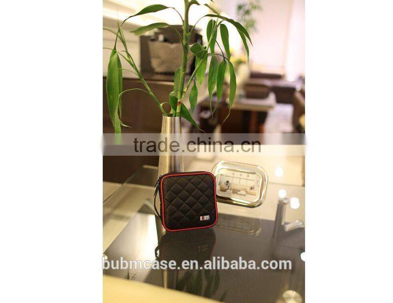 Black 32 Capacity 230D Space Twill PVC Fabric DVD Case CD Holder personalized cd case multi disc dvd cases