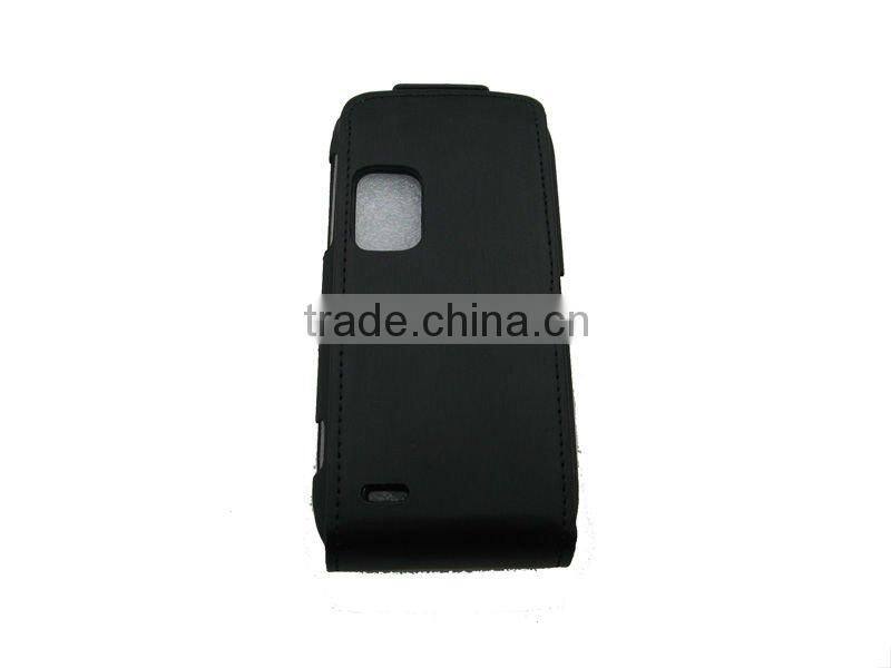 Hot selling For Nokia E7 Case PU leather case,up and down opening case