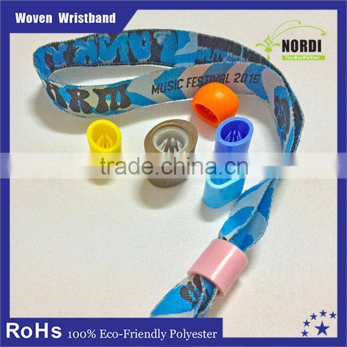 Promotional factory direct sale price woven wristbands&rfid wristband