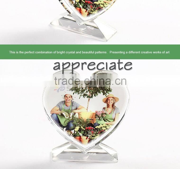Love Shape Crystal Wedding Gift For Guest