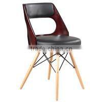 Elegant Plywood Dining Chairs with PU Cushion