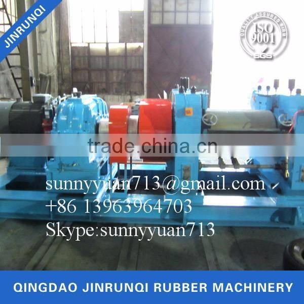 Open Mill Rubber Mixing Machine For Making Rubber Powder With Ce