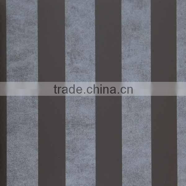 Non-woven beautiful wallpaper stripes for home decor