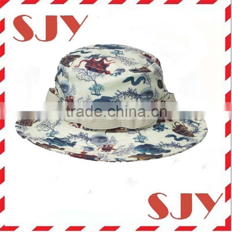 Wholesale Custom Printed Mens Boonie Hat Custom Printed Bucket Hat
