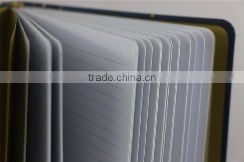 Foil Stamping leather journal simple design diary notebook