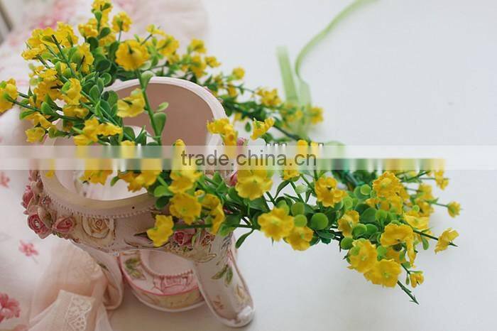 Artificial plum blossom Flower Bridal Hair Accessory Head Wreath Garland For Wedding Prom Party And Christmas Decoration