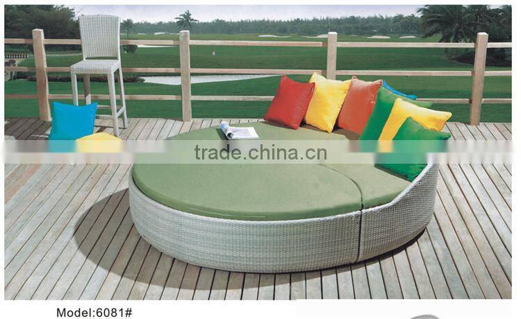 Hotel Furniture rattan outdoor daybed garden furniture rattan daybed