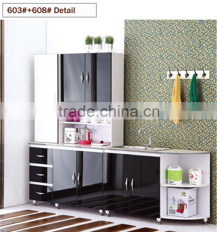 Guangdong Factory Hight Glossy Mdf Kitchen Cabinet