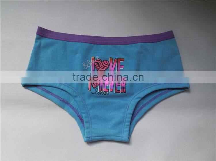 Best quality new design child cotton panty sexy children underwear