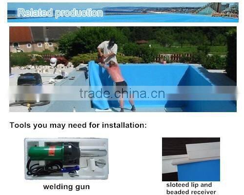 PVC Waterproof Membrane PVC Building Materials Prefabricated Swimming Pool