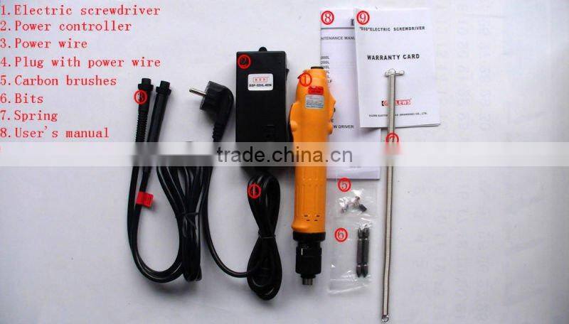 High Torque Compact DC Automatic Electric Screwdriver( screw driver for assembly, metal assembly screwdriver)