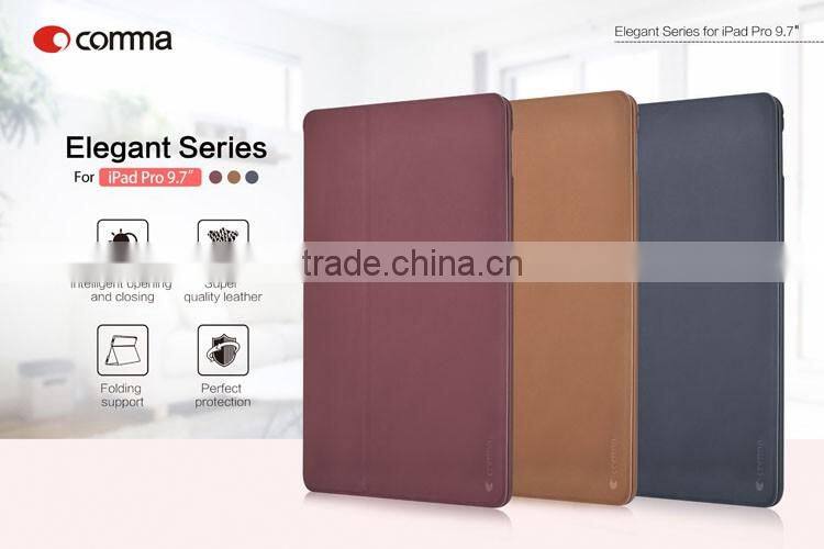 Factory Price Ultra Slim Leather Cover Cases With Stand For iPad Pro 9.7 Inch Size