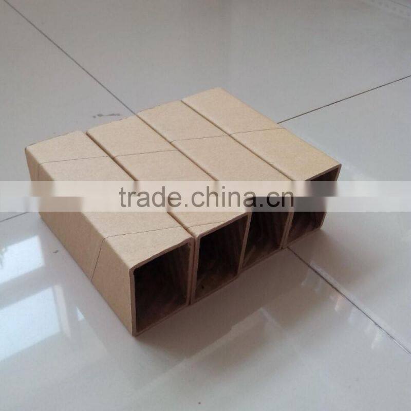 Kraft paper material square paper tube and recyclable features