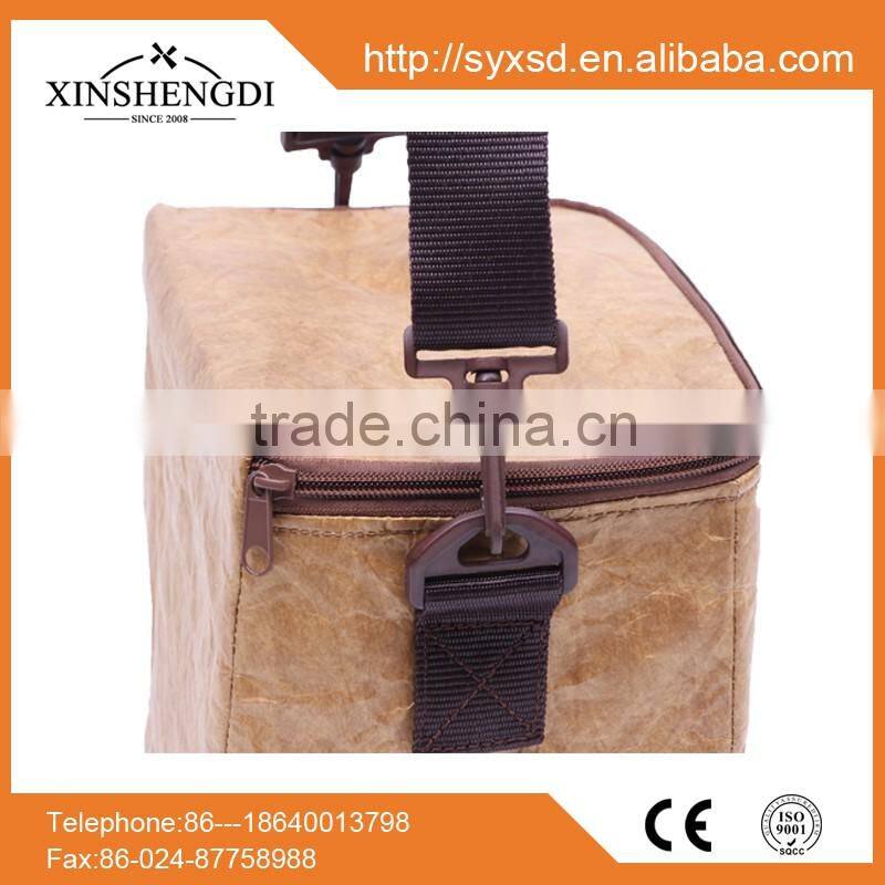 New design candy big insulated fabric 100% cotton quilted ladies Kraft Paper Shoulder Bag