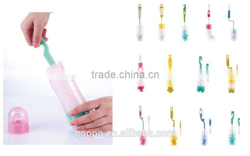 Cheap Wholesale Baby Feeding Milk Small Handheld Bottle Cleaning Brush