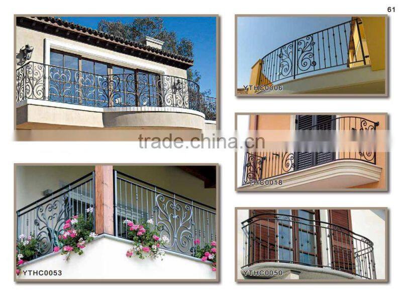 Protective & decorative wrought iron window guard