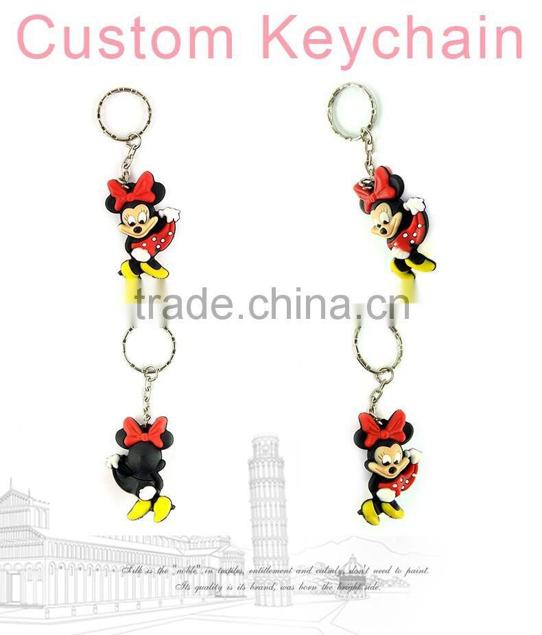 Professional production best quality 3d helicopter pvc keychain