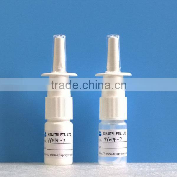5ml Plastic PP Material Fine Mist Spray Bottle in White Color for Pharmaceutical Usage