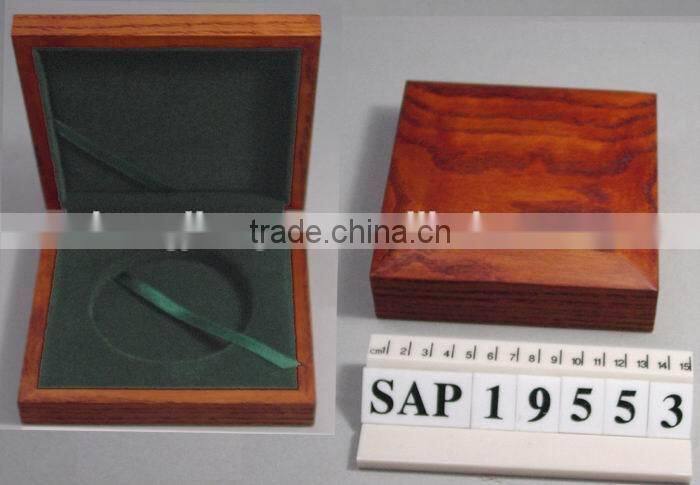 wooden coin box