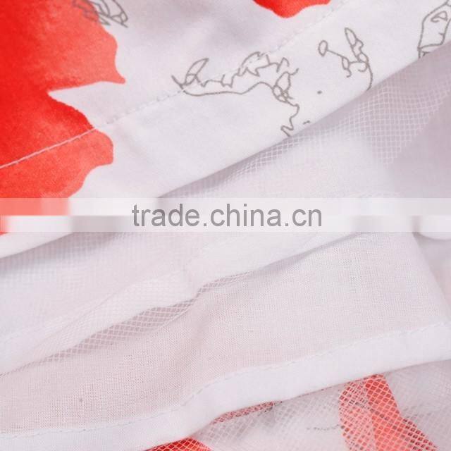 Cotton baby girl casual dress princess dress 2016 european style girl dress