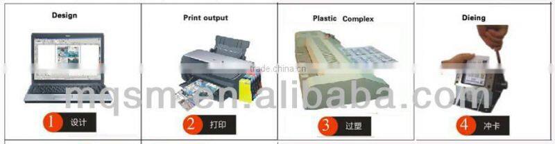 No-Laminated Material Instant white inkjet pvc