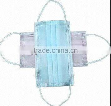 green color disposable medical face mask