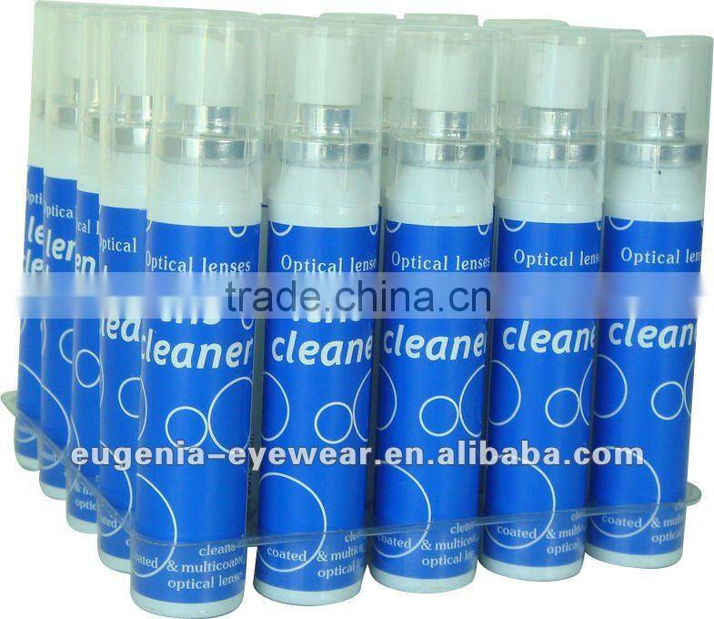 anti-fog spray on the goggles