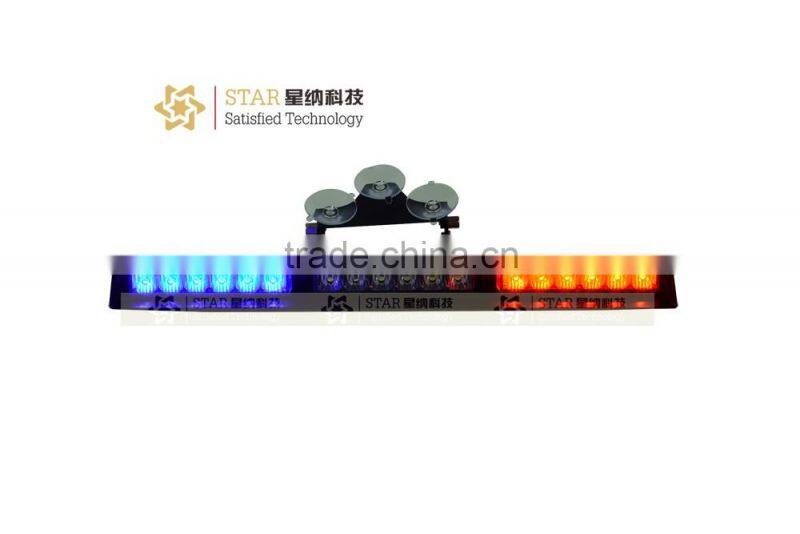 3W*18 LED auto strobe light visor lighting