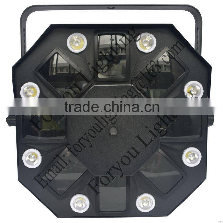 8*1w white led,5*3w rgbwa led,150mw red &50mw green laser economic 8 eyes rgb led effect light party laser stage light