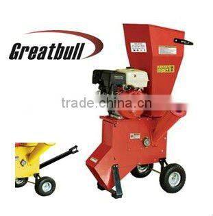 6.5HP gasoline garden rotary wood chipper shredder