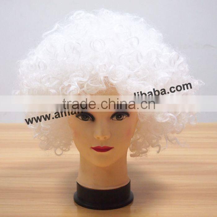 Tops Seller Christmas Party Wig,Sports Wig/Sport Headband Wig/Sports Fans Wigs,