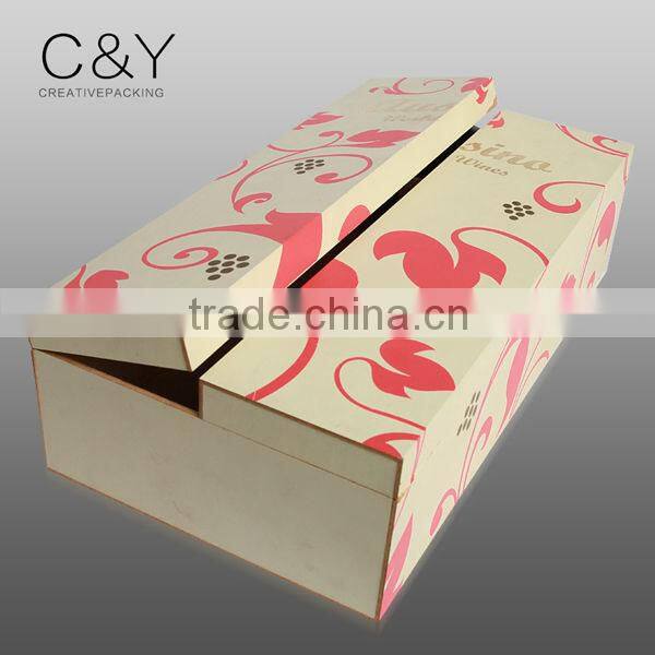 2 bottle gift wooden wine box